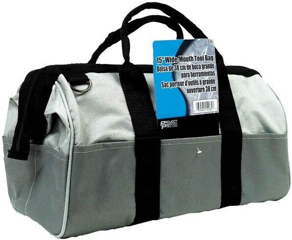 Project Pro 15" Wide-Mouth Tool Bag